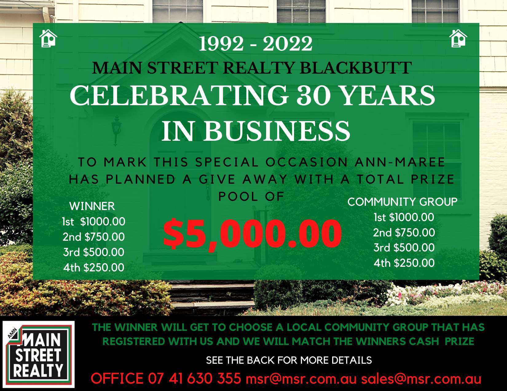 Real Estate Agent Blackbutt Main Street Realty